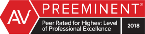 AV Pereminent | Peer Rated for Highest Level of Professional Excellence | 2018