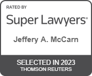 Rated By Super Lawyers | Jeffery A. McCarn | Selected In 2023 | Thomson Reuters