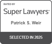 Rated by Super Lawyers | Patrick S. Weir | Selected in 2025